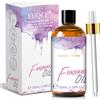 EUQEE Olio profumato al cocco e vaniglia da 100 ml per umidificatore Diffusore Muschio bianco Gomma da masticare Olio essenziale di orchidea nera per la produzione di candele