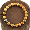 raynaturest Preghiera di Gesù Immagine naturale Bracciale in pietra Uomo Donna Rosario Ematite Croce Bracciale Onice Yoga Meditazione Bracciale Gioielli da donna