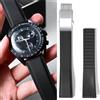 strapfreak Cinturino in Gomma Fluorurata CTS 18mm 19mm 20mm 21mm 22mm Universale FKM a Sgancio Rapido Tagliabile su Misura per Orologi Breitling Omega