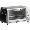 HOMCOM Mini forno elettrico 10L con 1 griglia e 1 teglia, temperatura regolabile da 100 ° Da C a 230 ° C, timer 60 minuti, 36,5x26x22 cm