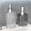 NONE Dispenser di Sapone in Acrilico Ricaricabile, Contenitore per Sapone Liquido per Cucina e Bagno