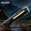 Warsun Torcia LED Portachiavi Warsun T9PRO 1500Lm, Mini Torcia Portatile con Magnete, Lanterna Tascabile, Luce da Lavoro