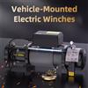 NONE Verricello Elettrico TUNGFULL 12V/24V Impermeabile per Auto, Gru Montata su Veicolo, Sollevatore Elettrico Fuoristrada per Auto, Estrattore di Emergenza