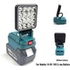 NONE Lanterna per Batteria Makita 14.4V-18V, Torcia da Esterno, Luce da Lavoro LED Senza Fili, Lampada da Campeggio, Illuminazione d'Emergenza