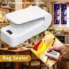 NONE Sigillatrice Portatile Mini per Sacchetti, Sigillatrice Termica Sottovuoto Portatile a Batteria, Richiuditore per Sacchetti di Plastica per Alimenti e Snack