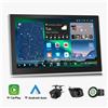 ATOTO Autoradio Android 2 Din con Schermo QLED da 10.1", Radio DAB, Telecamera LiveView, Monitoraggio Remoto, Sorveglianza Parcheggio, Bluetooth, Carplay