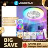AIGOSTAR Ventilatore da soffitto Aigostar 19.5": LED 40W RGB+CCT, Telecomando, Silenzioso, 7 Pale, Timer, Bianco
