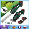 zollor Tagliasiepi e Tagliaerba 2-in-1 Senza Fili, Elettrico Ricaricabile, 90 cm ° Attrezzo da Potatura da Giardino Leggero con Manico Regolabile e Lama SK5