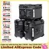 JVSYK Bauletto Moto in Alluminio CNC da 55L, 65L, Bauletto Laterale Moto da 38L, Bauletto Portacasco a Sgancio Rapido, Bauletto Posteriore Impermeabile per Moto, Bauletto Portautensili
