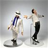 Bandai Set di Action Figure di Michael Jackson in Posa Antigravitazionale per Esibizioni dal Vivo, Statua da Collezione, Ornamento da Scrivania, Regalo per Fan