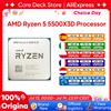 AMD Processore AMD Ryzen 5 5500X3D - 6 Core, 12 Thread, 96 MB, 105W - Socket AM4, Architettura Zen 3 (7nm), Frequenza Boost 4.0 GHz - Senza Ventola