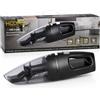 HOOMEI Aspirapolvere Portatile Ricaricabile Senza Fili 7.4V, Wet & Dry, Aspirazione 2.5kPa, 400ml Polvere + 100ml Liquidi, Ideale per Auto e Casa