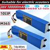 Ddadache Batteria 10S3P 36V 100000mAh per Monopattino Elettrico M365, Batteria al Litio 18650 per Scooter, Spedizione in Francia