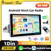podofo Autoradio Podofo 9'' con Schermo Rimovibile Android 1 Din, Carplay, Bluetooth, EQ, Radio FM, Mirror Link, Lettore Multimediale per Auto con Supporto TF/USB e Telecamera Posteriore