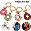 OAKCHARM Supporto per AirTag - Custodia a ciambella per AirTag con cinturino robusto - Portachiavi protettivo per collare di cane, collare di gatto, chiavi, bagagli, zaino