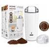 Macinacaffè Elettrico,180W, Capacità 80g, Lama in Acciaio Inox, Controllo Pulse, Consegna Veloce Magazzino UE