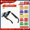 XREAL Occhiali AR XREAL One Pro, Chip di Realtà Aumentata X1, 3D Reale, Occhiali XR 3DoF Nativi, X-Prism 57 ° Ottica FOV, Schermo HD da 17,1 Pollici 120Hz, per iPhone 17/16/15, SteamDeck, Dispositivi