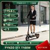 NONE Monopattino Elettrico Fynzo S11, Motore da 1100W (45 km/h), Autonomia Massima 60 km (748.8Wh), Sospensioni Anteriori e Posteriori, Pneumatici Tubeless da 10 Pollici, Blocco NFC+Password, Sistema di