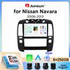 Junsun Autoradio Junsun Wireless CarPlay Android Auto per Nissan Navara (D40) 2004-2015 con ventola di raffreddamento integrata, navigatore GPS Android, lettore multimediale, WiFi, DSP, RDS, BT, SWC, schermo