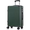 YONSLY Valigia rigida grande con ruote 28/24/20/16 pollici, leggera e portatile, rotazione a 360° ° Borsa a rete con lucchetto a combinazione a 4 rotelle e impugnatura in gomma per bagaglio a mano,