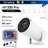 ILUKA Proiettore Mini ILUKA HY300 Pro, 8000 Lumen, Risoluzione Nativa 720P, Supporto 8K e 4K, 180° ° Rotazione ±45° ° Proiettore Video Portatile per Home Theater e Cinema all'Aperto con Auto Keystone,
