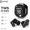 NONE Auricolari Bluetooth TWS Trasparenti GMB Audio Wireless In-Ear HiFi con Display LCD Custodia USB-C Microfono Integrato BT 5.4 Cuffie Sport Gaming Smartphone Android iPhone