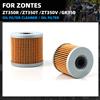 SHIZOOU Filtro Olio Motore Moto per ZONTES GK 350, GK350, ZT350R, ZT350T, ZT350X, ZT350V, ZT350VX