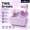 NONE Auricolari Bluetooth TWS Rosa GMB Audio Wireless In-Ear con Custodia USB-C Cuffie Stereo HiFi Microfono Integrato BT 5.4 Auricolari Sport per Android iPhone Tablet PC