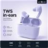 NONE Auricolari Bluetooth TWS Viola GMB Audio Wireless In-Ear Stereo HiFi con Custodia USB-C Microfono Integrato BT 5.4 Cuffie Sport Running Fitness Android iPhone Tablet PC