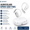 NONE Auricolari Bluetooth Open-Ear TWS Wireless con Gancio, Cuffie Sportive BT 5.0 con Custodia di Ricarica USB-C, Auricolari Open Ear Senza Fili con Microfono Integrato, Stereo HD, IPX4, per Running,