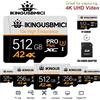 NONE Scheda Micro TF Extreme Pro 512GB, 256GB, 64GB, Mini SD Card 5 16GB, 8GB C10, Memoria Flash TF per Telefoni Xiaomi, Fotocamere, Tablet PC