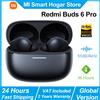 XIAOMI Auricolari wireless Bluetooth Xiaomi Redmi Buds 6 Pro, audio ad alta risoluzione con LDAC, cancellazione attiva del rumore a 55dB, BT5.3, versione globale