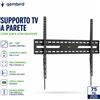 NONE Staffa TV Parete Universale 43" 100" Supporto TV Ultra Sottile VESA 900x600 Supporto per Televisore LCD LED OLED QLED Montaggio a Parete con Livella Integrata e Sistema Sgancio Rapido Max 75kg