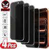 SFHOMIE 4 Pezzi Pellicola Protettiva Anti-Spia per iPhone 11 12 13 14 15 16 17 Pro Max 14 15 16 Plus 16e 17 Air 17e in Vetro Temperato con Protezione Privacy