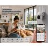 NONE Telecamera di Sorveglianza WiFi Esterno 2K HD PTZ 360° Wireless con Doppia Antenna, Visione Notturna, Audio 2 Vie, Motion Detection, App Tuya Smart, IP65 Impermeabile, Supporto MicroSDCloud