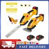ELOOLE Tagliasiepi Elettrico a Batteria 20000 RPM 2 in 1, Rasaerba Portatile e Attrezzo per la Potatura di Arbusti e Diserbo, Utensile Elettrico per Batteria da 21V