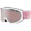 BOLLE' Maschera sci BollÃ© Sierra White Pink Shiny Vermillon Gun