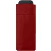 SMATI Ombrello pieghevole compatto Mini - Tascabile 18cm, antivento, 200g ultraleggero, manuale, Ombrello da viaggio, Ombrello da donna, colore RUBINO.