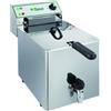 Fimar attrezzature per la ristorazione p FR8RN Friggitrice elettrica monofase 3 kW 1 vasca 8 litri con rubinetto