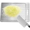 Generic Tagliere in acciaio tagliere da cucina in acciaio tagliere in metallo doppio lato tagliere tagliere in metallo tagliere pasticceria tagliere tagliere utensili