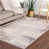 Mazovia Tappeti - Moderno Astratto Tappeto per Soggiorno, Camera da Letto, Sala da Pranzo, Ufficio - Pile Corto Rettangolo - Certificato OEKO-TEX - Elegante Tappeti - Beige Grigio - 120 x 170 cm