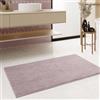 Wecon Home WECONhome Basics - Tappeto da bagno moderno in ciniglia, antiscivolo, lavabile, assorbente, elegante per ogni bagno - Balu (80 x 150 cm, lilla rosa)