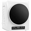 HOMCOM Asciugatrice Compatta a Ventilazione 1000 W con Modalità Extra-Asciutto e ECO, Impostazioni Timer e Temperatura, Bianco | Aosom Italy