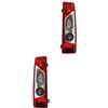 Diederichs Set di luci posteriori posteriori destro e sinistro per modello Jumpy anno di costruzione: 01/2007->> Scudo (270) Expert (VF3) Proace 06/2013-03/2016 plastica senza portalampada