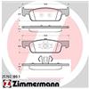 ZIMMERMANN Kit pastiglie freni Anteriore La foto corrisponde al volume di fornitura 25702.180.1 Compatibilità con RENAULT Twingo III Hatchback BCM, DACIA SANDERO II, SMART FORTWO Coupé 453