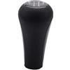 Jzoowar Manopola Cambio Manuale in plastica a 5 Velocita' Foro Passante 12mm (Nero) per Serie da 1 a 7 X5 E30 E36 E46 E39 E34 Z3