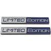 EmbemsCar 2 x emblema auto in metallo cromato edizione limitata logo auto distintivo 3D Premium adesivo Racing Sport sostituzione decalcomania
