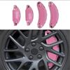 HEYOUTH Copertura Pinza Freno Auto,4 Pcs 19/20 in Coperchi Pinza Freno a Disco Auto,Copripinza Ruota Copri Pinza Freno a Disco in Lega Alluminio Sostituzione Coperchio Protezione,per Model Y (Rosa)