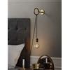 GRAWIT Applique Con Cavo Plug-in, Apparecchio Di Illuminazione Vintage E27 Portalampada Industria Lampada A Sospensione A Parete Per La Casa Soggiorno Bar Camera Da Letto Caffè Corridoio beautiful scenery