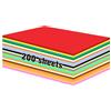 KITDAHOM Colorati a4 - 200 fogli di colorato A4 - 20 colori - 70gsm - ideale per origami fai-da-te e disegni - adatta per adulti e bambini